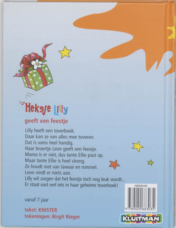 Heksje Lilly geeft een feestje achterkant