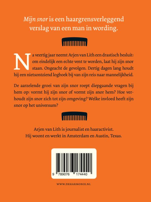 Mijn snor achterkant