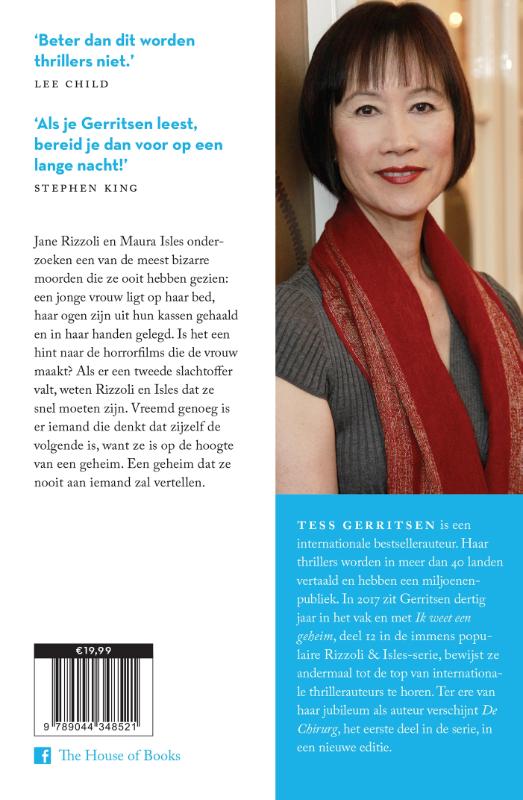 Ik weet een geheim / Rizzoli & Isles achterkant