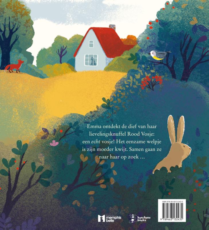 Het verloren vosje achterkant