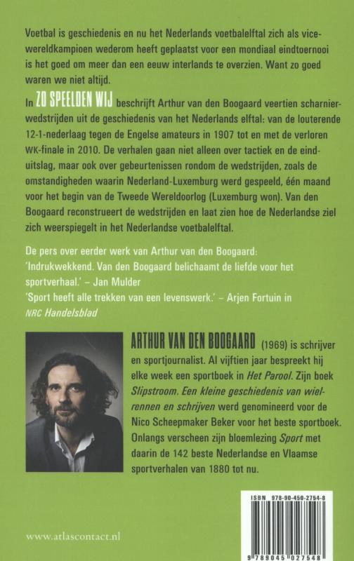 Zo speelden wij achterkant