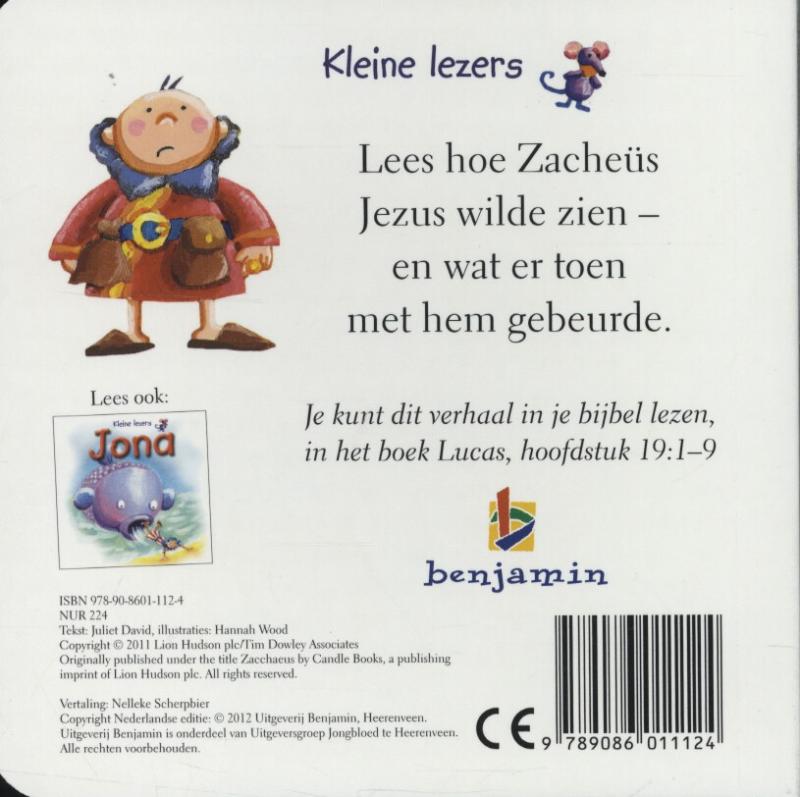 Zacheus / Kleine lezers achterkant