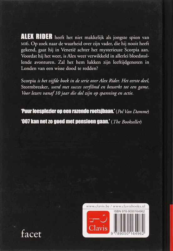 Scorpia / Alex Rider / 5 achterkant
