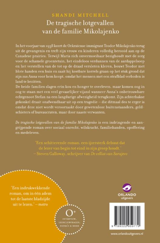 De Tragische Lotgevallen Van De Familie Mikolajenko achterkant