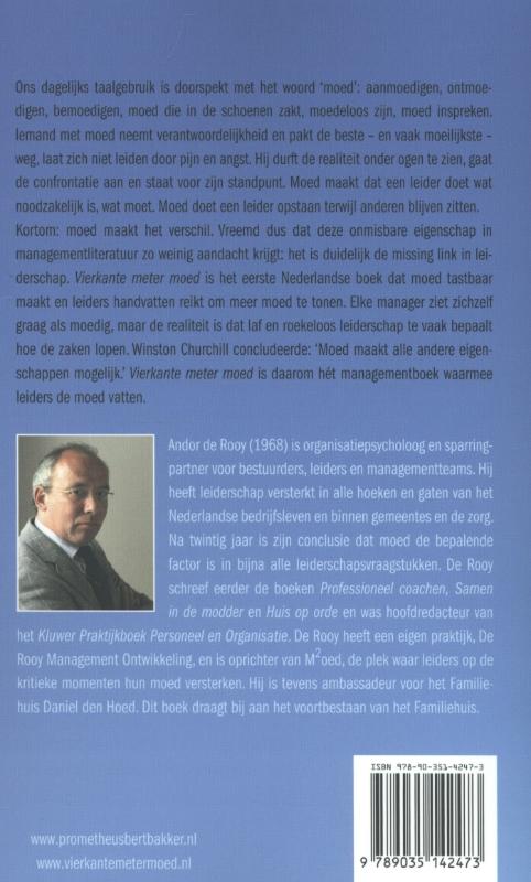 Vierkante meter moed achterkant