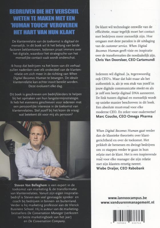 When digital becomes human achterkant