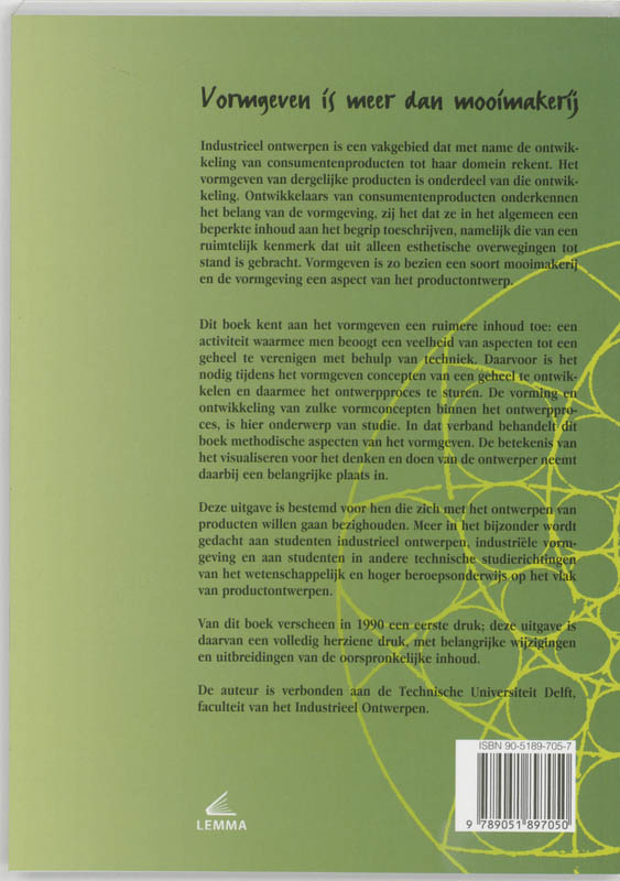 Vormgeven achterkant