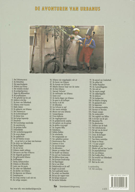 Urbanus moet trouwen / Urbanus / 12 achterkant