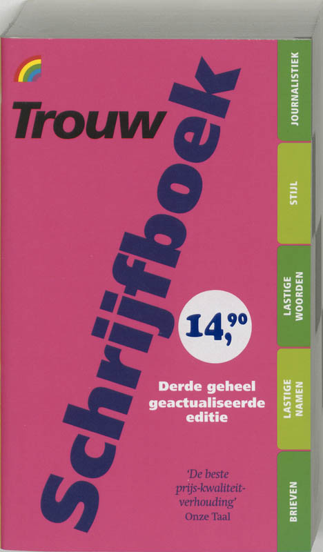 Trouw Schrijfboek / Rainbow pocketboeken / 748