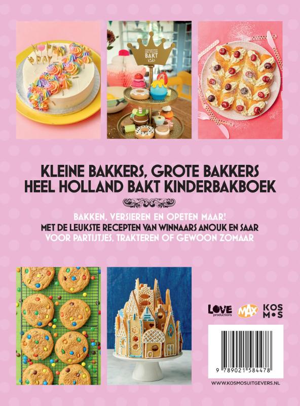 Heel Holland bakt kinderbakboek seizoen 2 achterkant