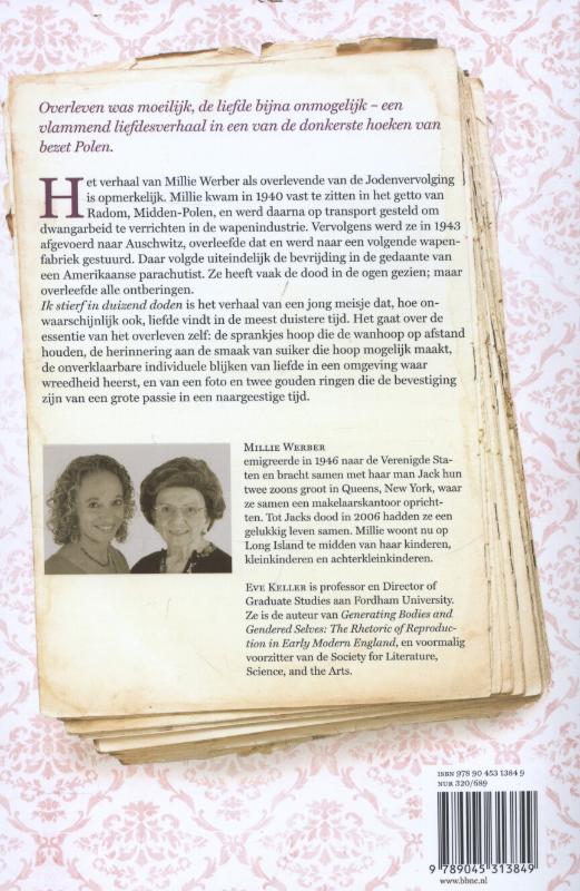 Ik stierf in duizend doden achterkant