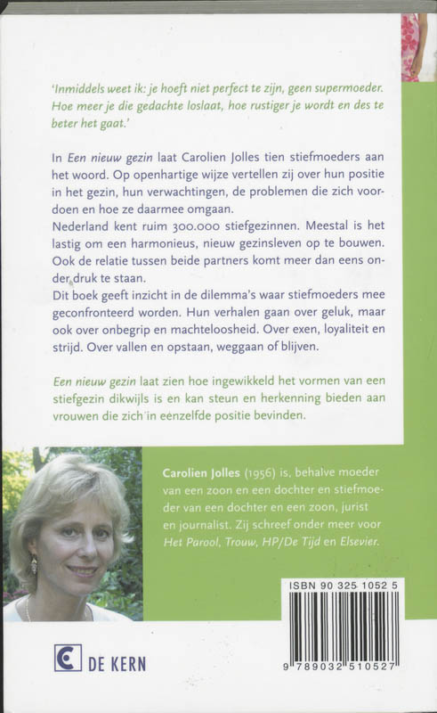 Een nieuw gezin achterkant