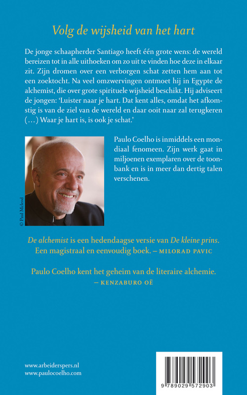 De alchemist achterkant