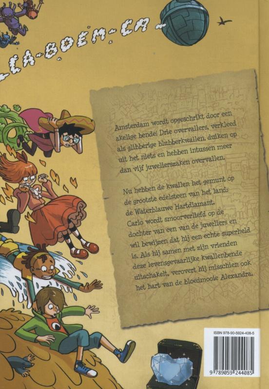 De glibberige kwallenbende / De avonturen van Carlo Cabana achterkant