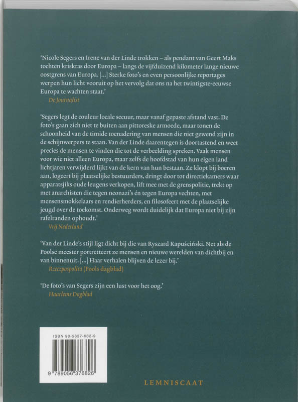 Het einde van Europa achterkant