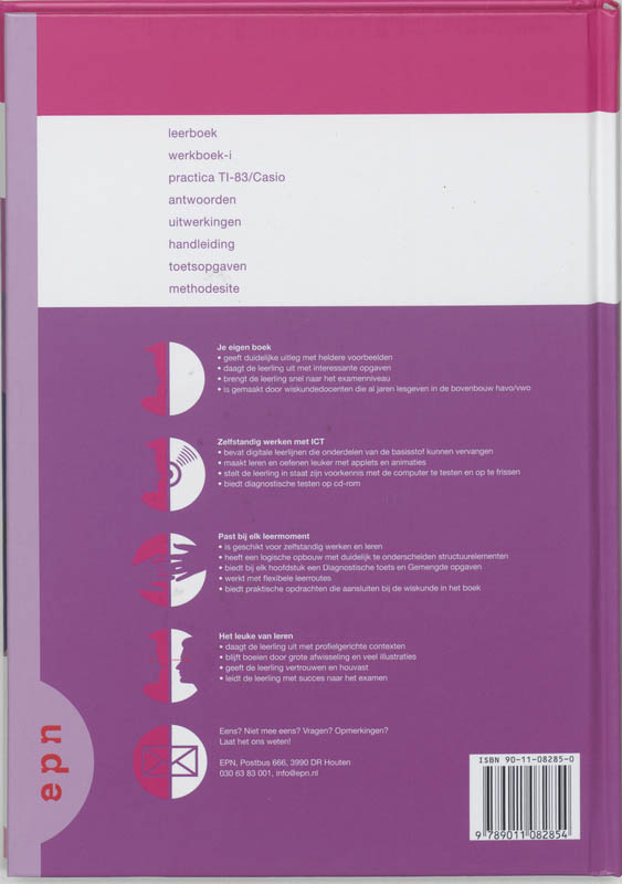 Getal en ruimte / Vwo B1,2 6 / deel Leerboek achterkant