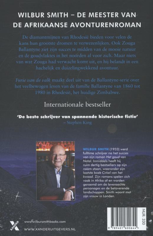 De furie van de valk / Ballantyne / 2 achterkant