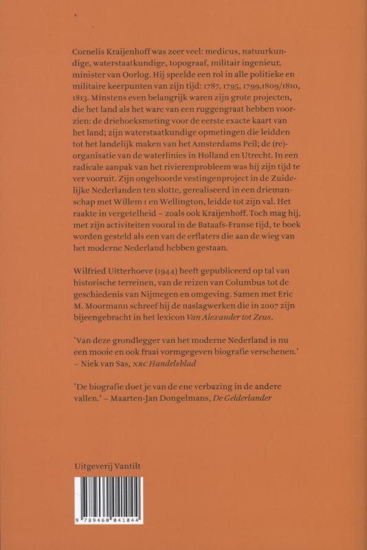 Cornelis Kraijenhoff 1758-1840 achterkant