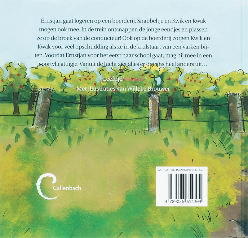 Ernstjan en snabbeltje Uit en thuis achterkant