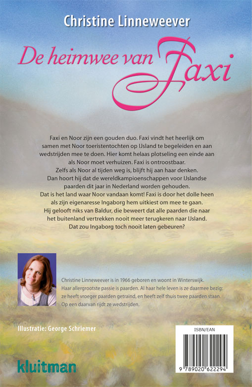 De heimwee van Faxi / Gouden paarden achterkant