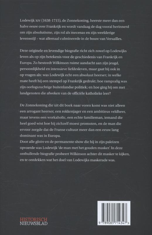 Lodewijk XIV achterkant