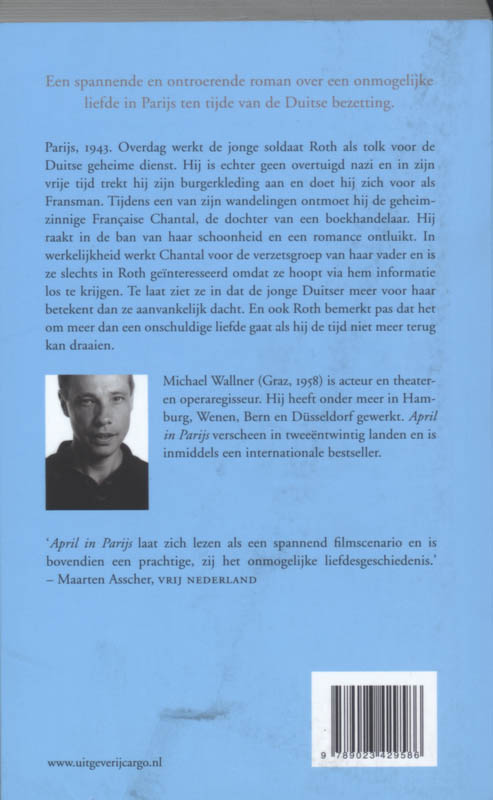 April In Parijs achterkant