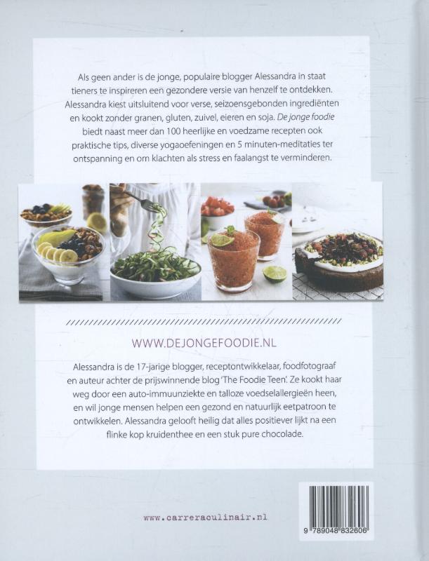 De jonge foodie achterkant