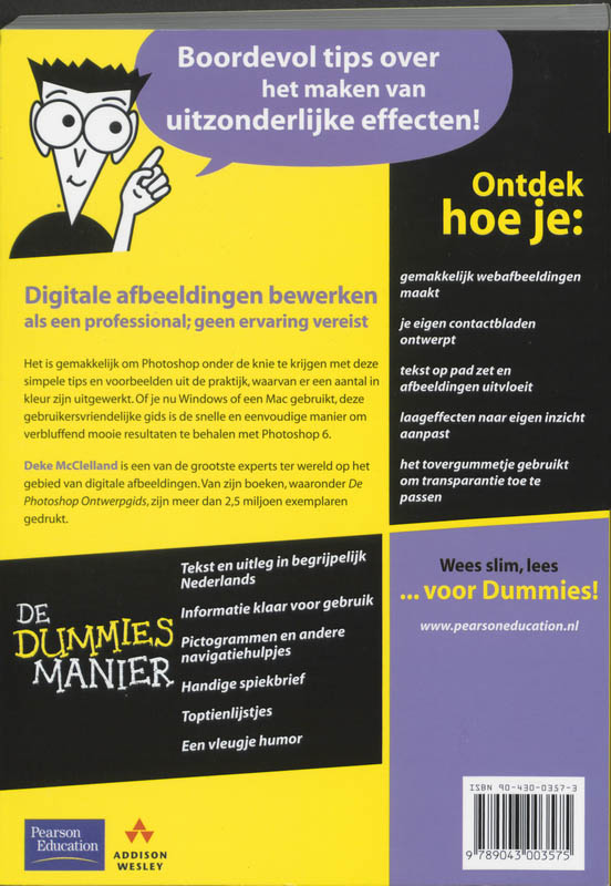 Photoshop 6 voor Dummies / Voor Dummies achterkant