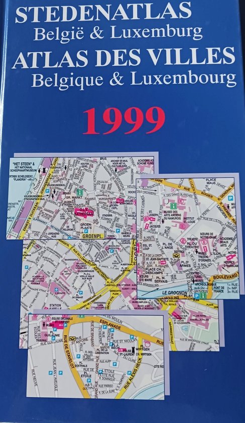Stedenatlas Belgie & Luxemburg = Atlas des villes Belgique & Luxembourg = Stadteplan-Atlas Belgien & Luxemburg = City Atlas Belgium & Luxembourg / Geocart Atlas / 169