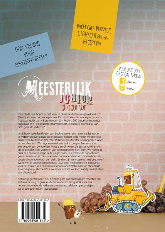 Meesterlijk Junior Chocolade / Meesterlijk Junior van Robèrt / 2 achterkant