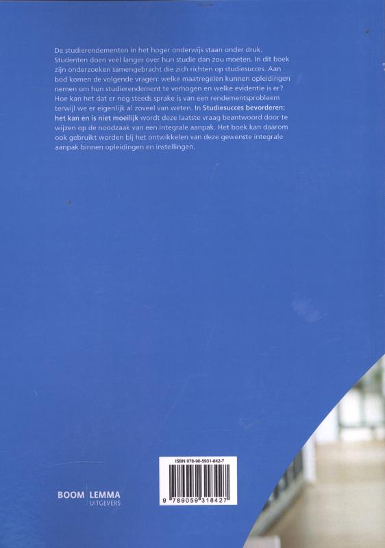 Studiesucces bevorderen: het kan en is niet moeilijk achterkant