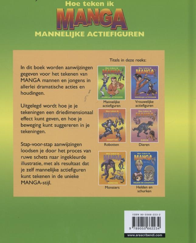 Mannelijke actiefiguren / Hoe teken ik manga achterkant