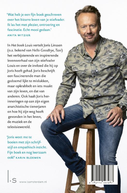 Het boek Louis achterkant