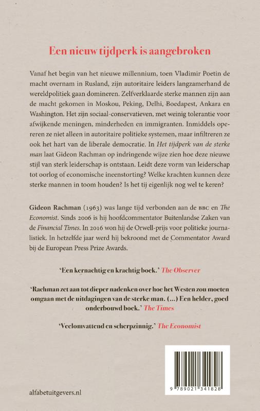 Het tijdperk van de sterke man achterkant