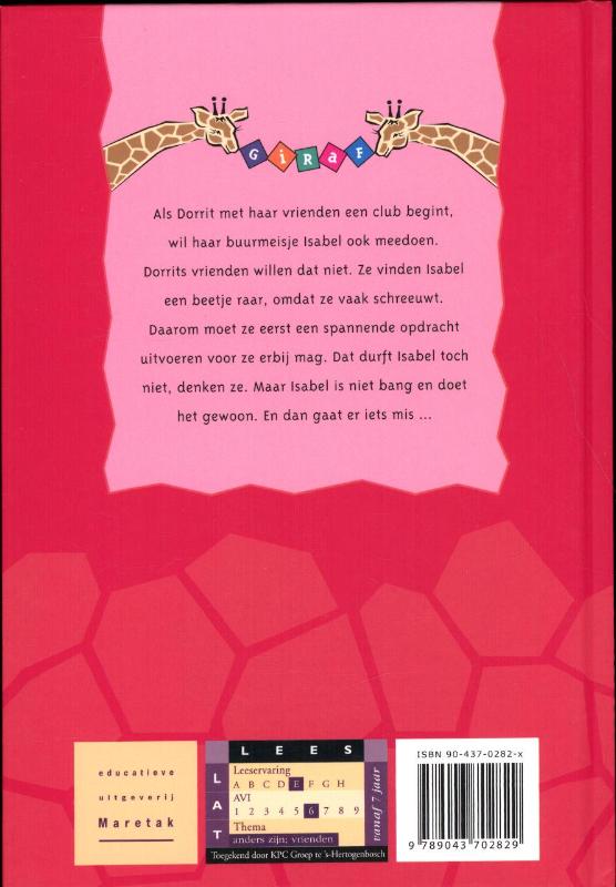 Applaus voor Isabel / Giraf achterkant