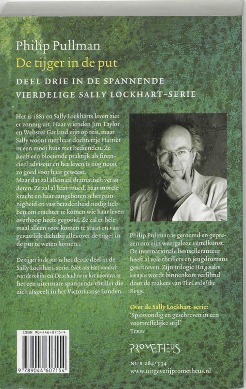 De tijger in de put achterkant