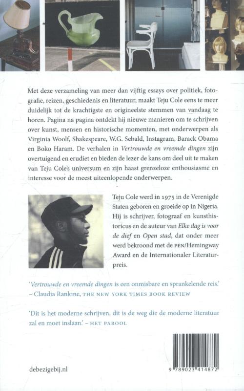 Vertrouwde en vreemde dingen achterkant