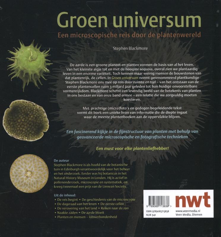 Groen universum achterkant