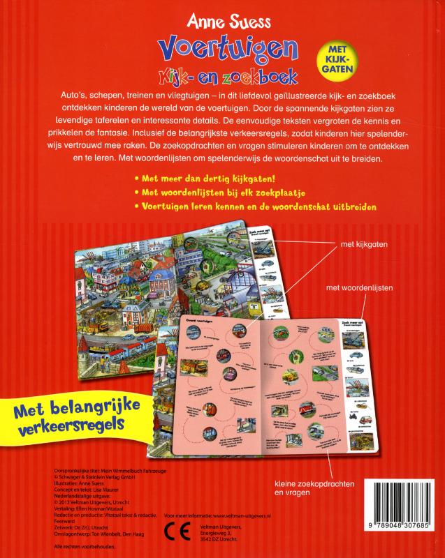 Voertuigen kijk- en zoekboek achterkant