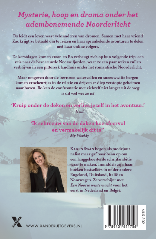 Een Noorse winternacht achterkant