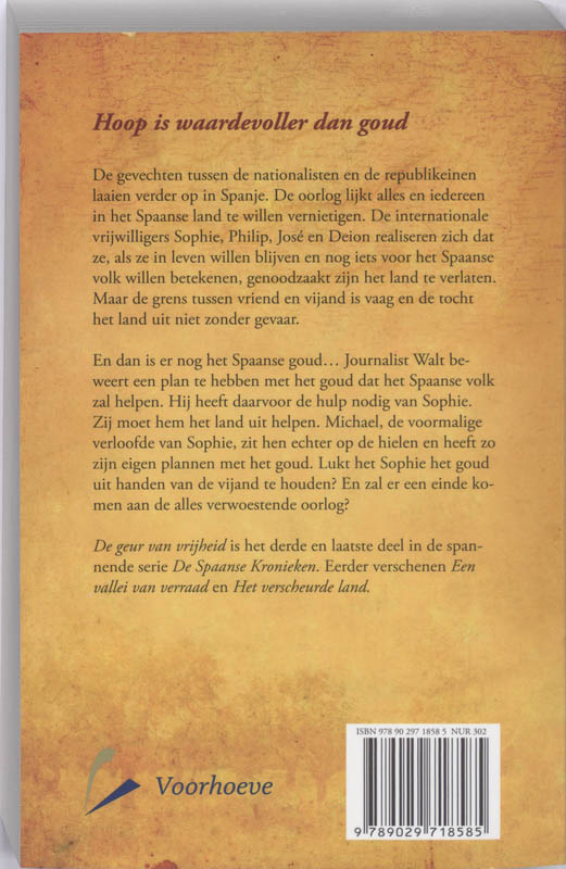 De Geur Van Vrijheid achterkant