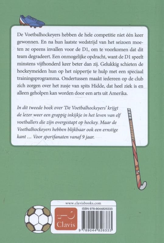 Straffe corners / De voetbalhockeyers / 2 achterkant