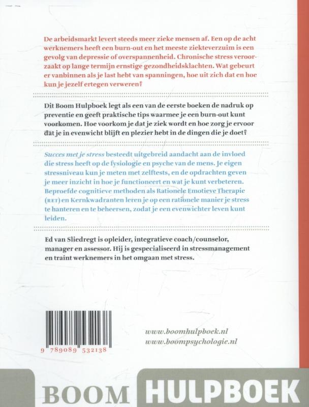 Boom Hulpboek - Succes met je stress achterkant