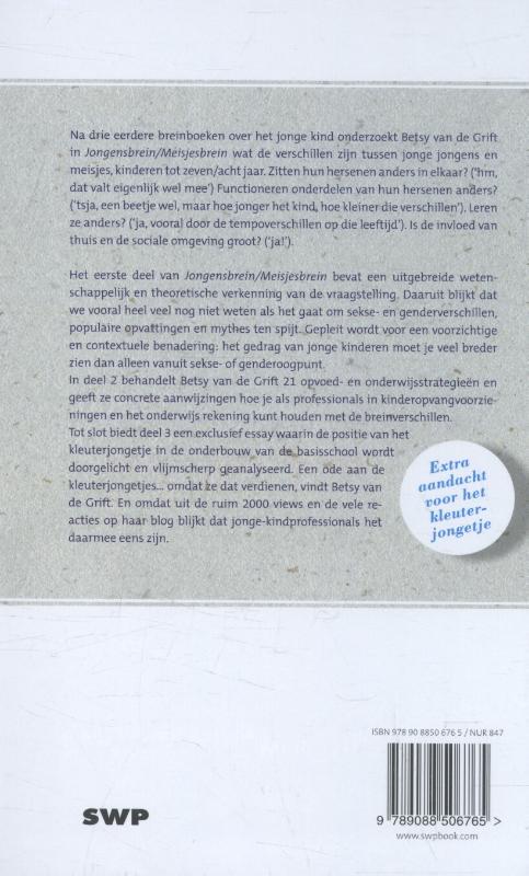 Jongensbrein/meisjesbrein achterkant