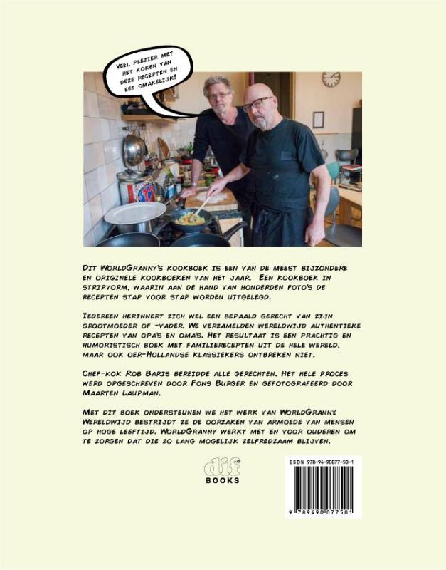 WorldGranny's Kookboek achterkant