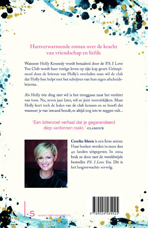 De P.S. I love you club achterkant