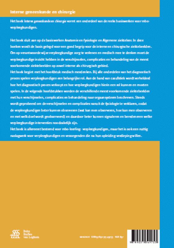 Interne geneeskunde en chirurgie / Basiswerk V&V / 4 achterkant
