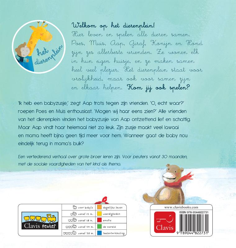 Aapje wordt grote broer achterkant