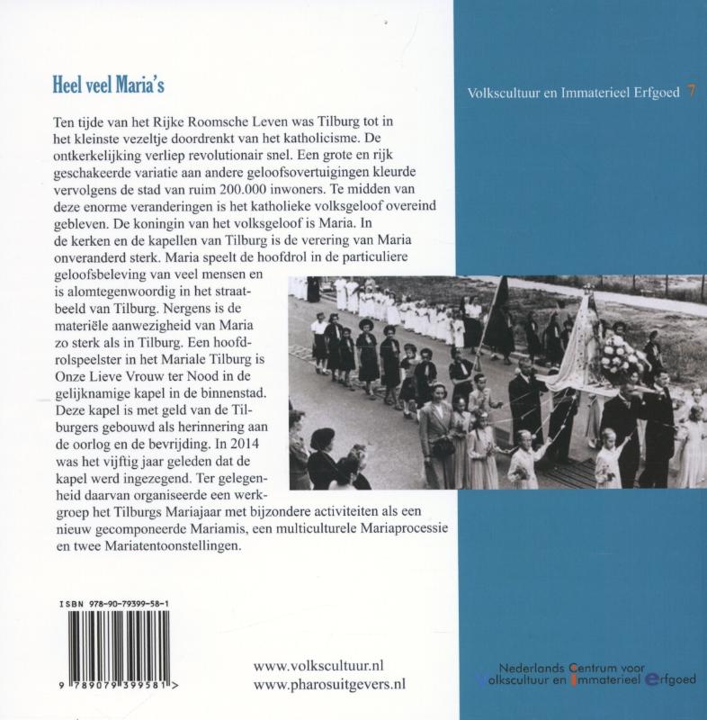 Volkscultuur en Immaterieel Erfgoed 7 -   Heel veel Maria's achterkant