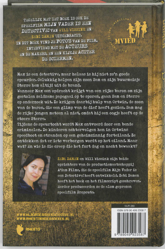 Mijn vader is een detective! achterkant